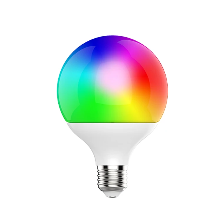 Amazon Supplier G80 Energy Saving Bulb 2700-6500K Adjustable RGB 9W WiFi Smart Bulb Lights with Tuya Alexa Google