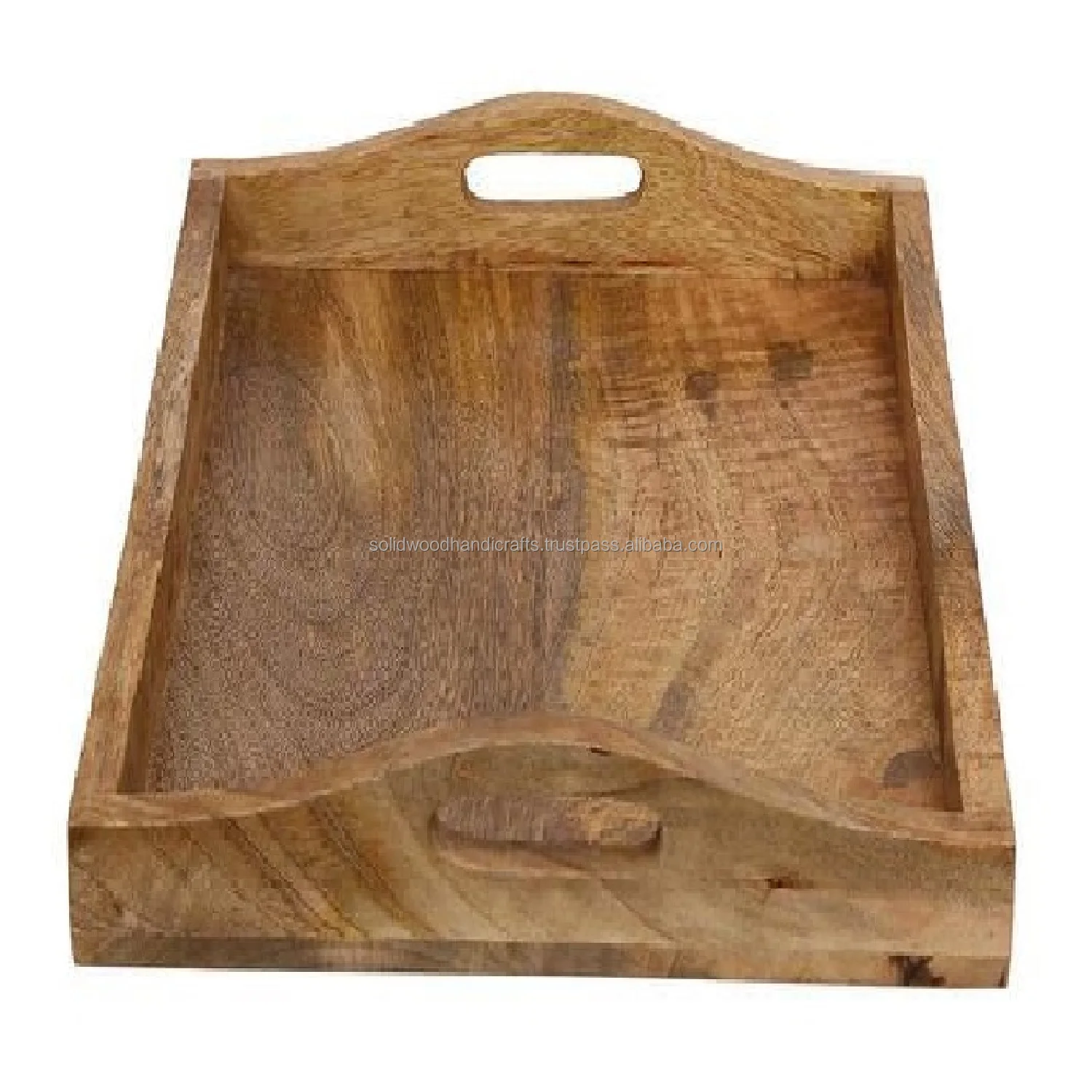 Wooden Tabletop Serving Tray Exclusive Design Item With Handmade Design