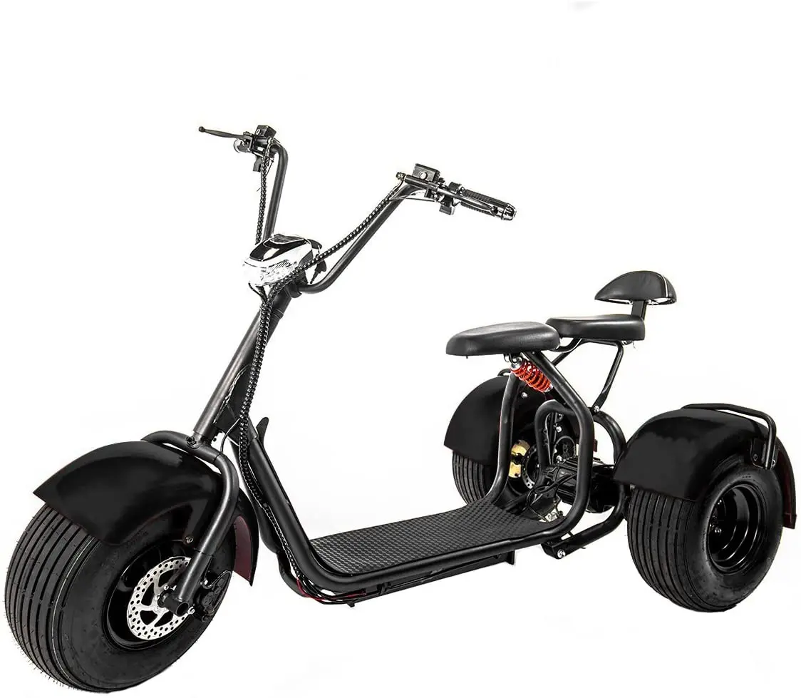 
AFFORDABLE eDrift UH-ES395 Fat Tires 3-wheel Electric Chopper Trike Scooter 