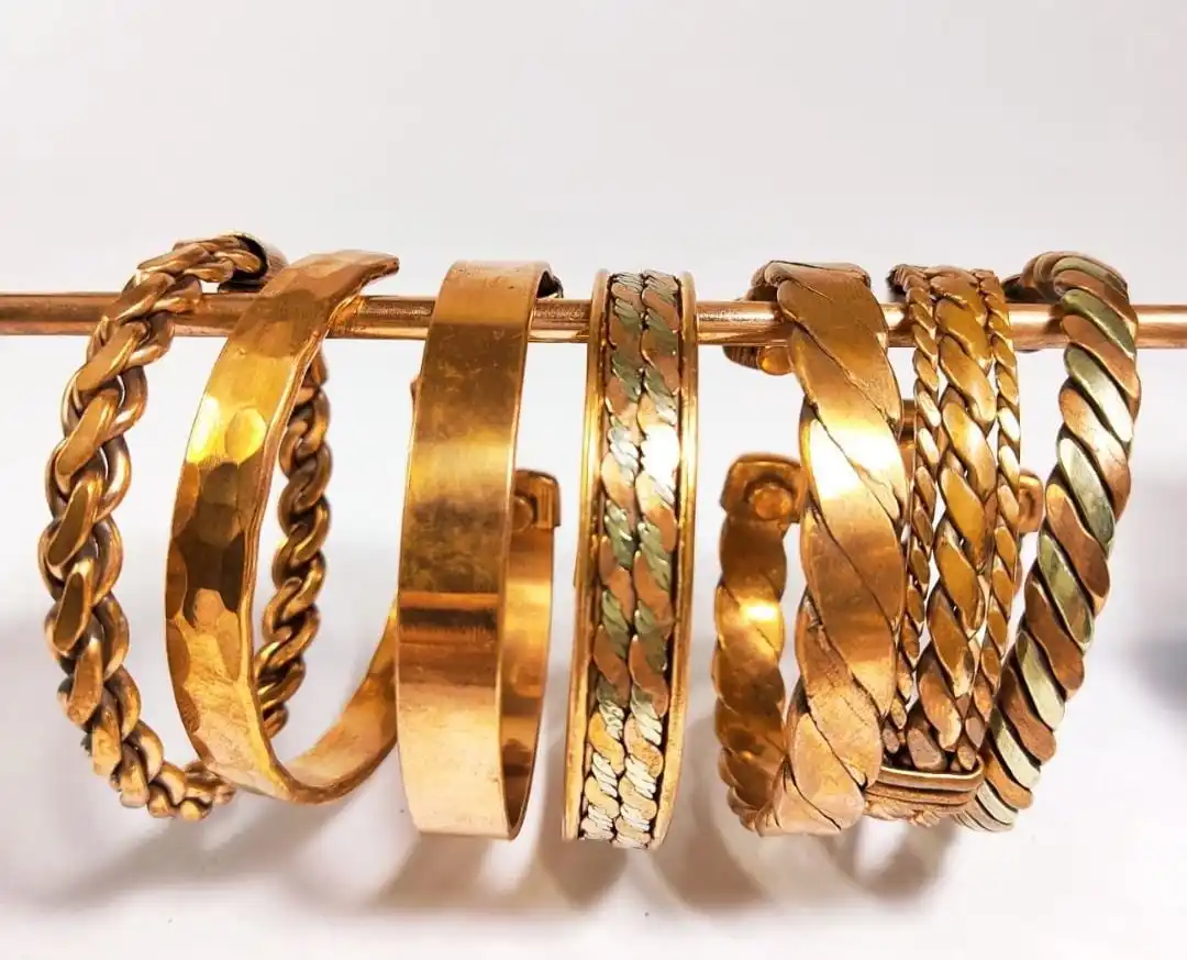 High Quality Pure Copper Bracelets For Men And Women Available In