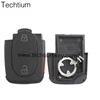 NO Window function 2 + 1 button 1616 battery remote car key Shell blank for Audi a4L a6