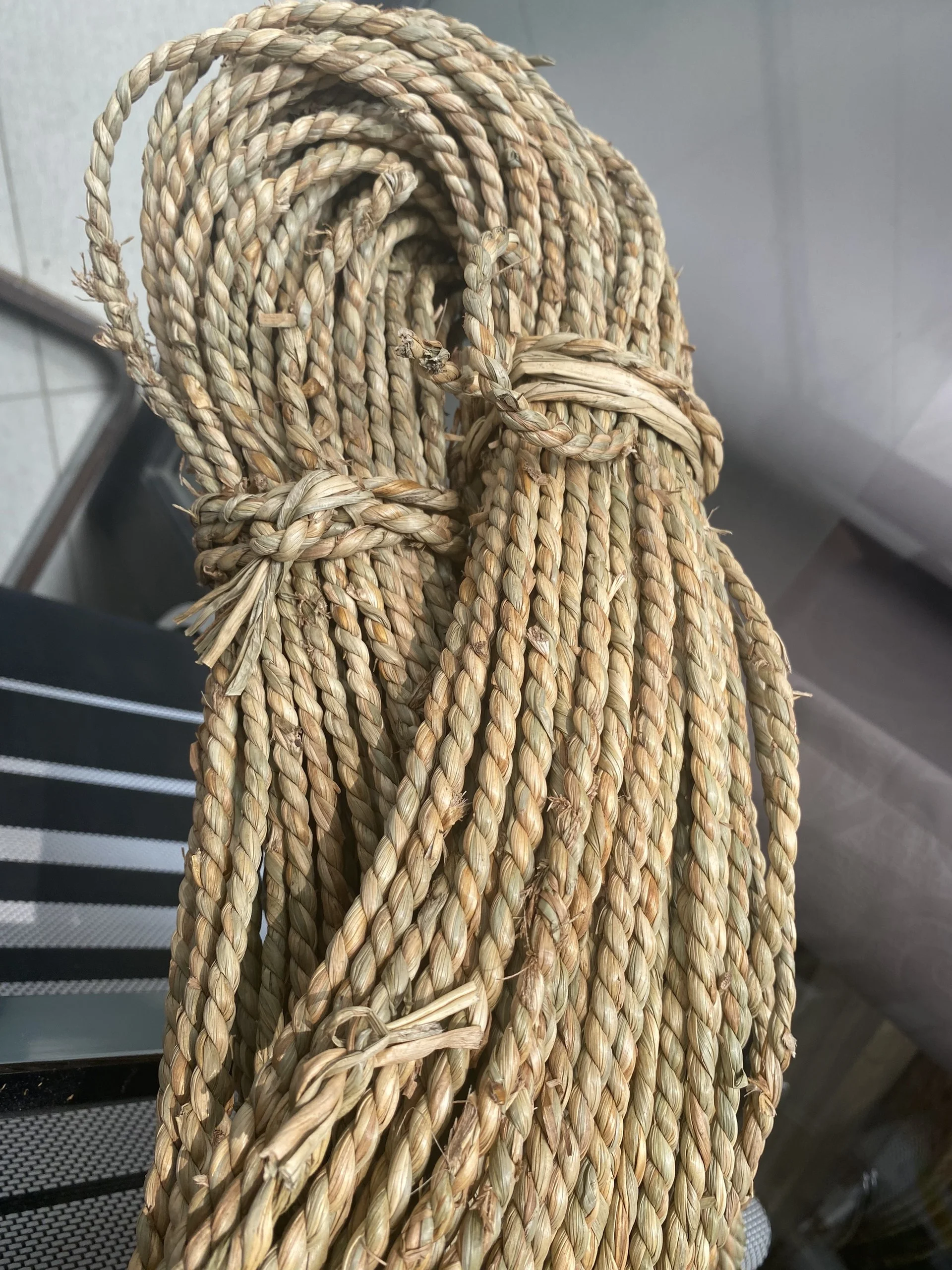 Vietnam Manufacture Seagrass Natural Seagrass Rope Twisted Cord Craft