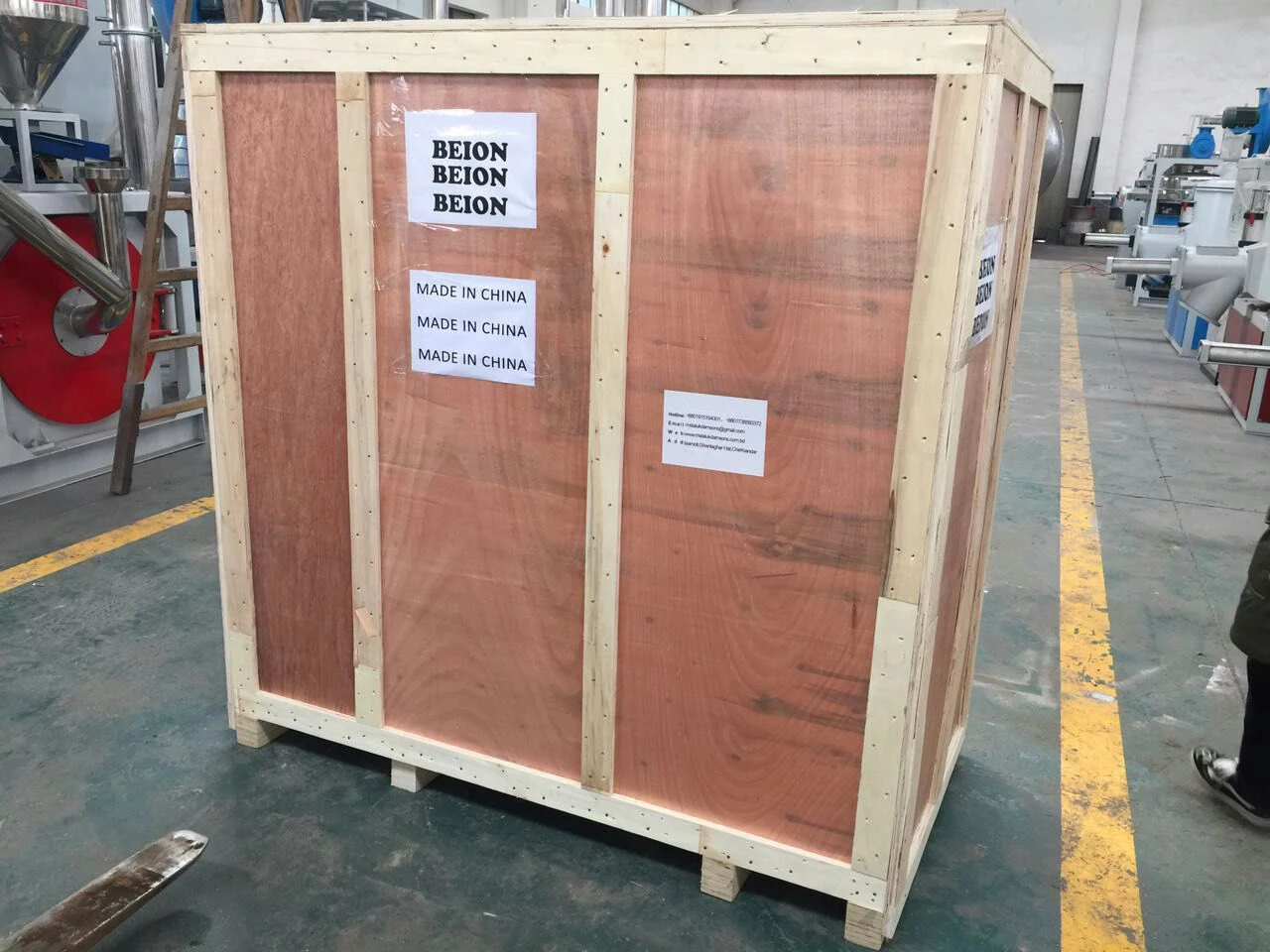 beion ldpe film low density plastic film compactor