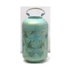 Solid Handle Green Antique Finishes Candle Lantern