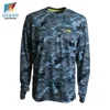 Long Sleeve Digital Printing Custom Fishing Performance Tee