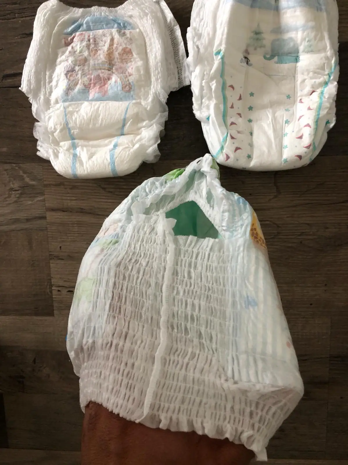 Rejected Grade B Baby Diapers Training Pants Products In Bales From ...