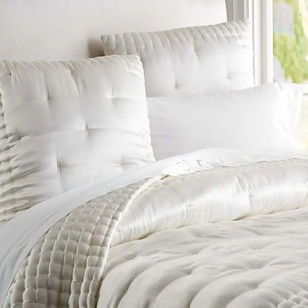 Natural White Silk Velvet Quilted Bedspread Comforter Bedding Set Wedding Silk Quilted Bed Quilt Buy Silver White Bedding Set Christmas Quilts Bedspreads White Silk Quilted Bed Runner Silk Quilted Queen Bedding