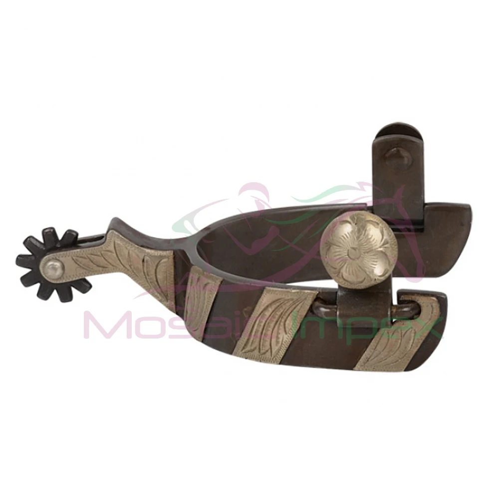 Customized Stainless Steel Western Horse Prince Of Wales Spurs Horse