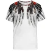 Maple Leaf Design Quick Dry Digital Printing Running Tshirts