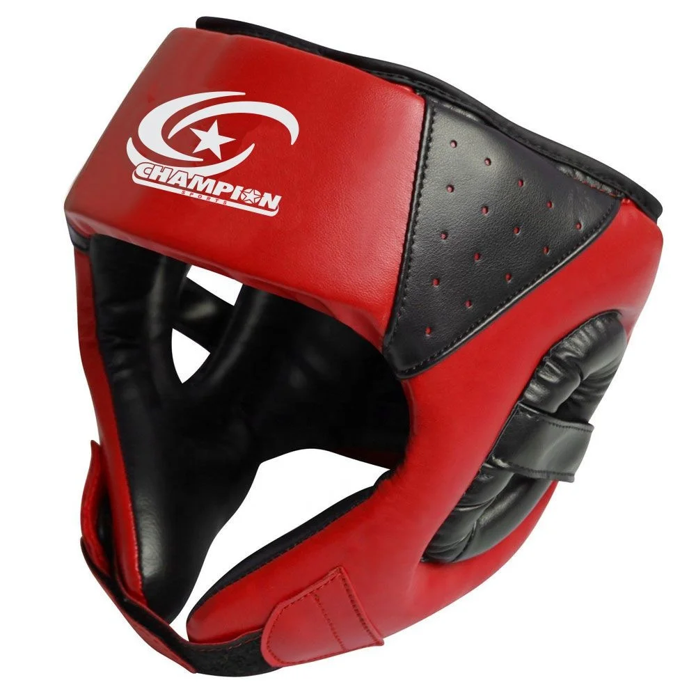 Boxing Headgear MMA Head Guard Protector Fighting Sparring Karate Helmet