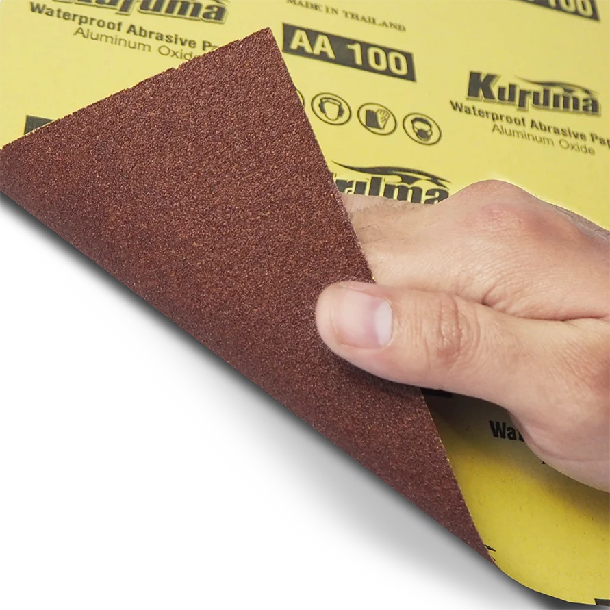 Kuruma Red Waterproof Abrasives Paper Roll Size 1380mmx100m Grit 60 To