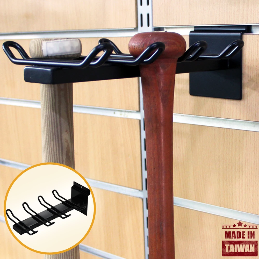 Metal Fixture Baseball Bat Holder For Slatwall Buy Slatwall 6 Bats