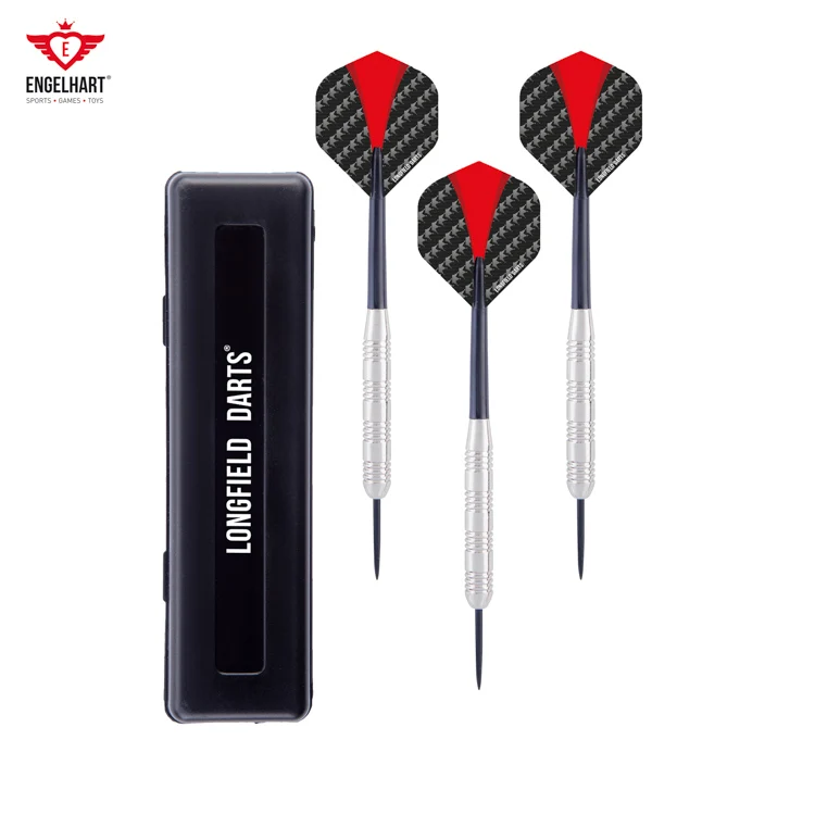 Longfield Darts Steel Tip Darts Set Assorted Weights Nickel Silver
