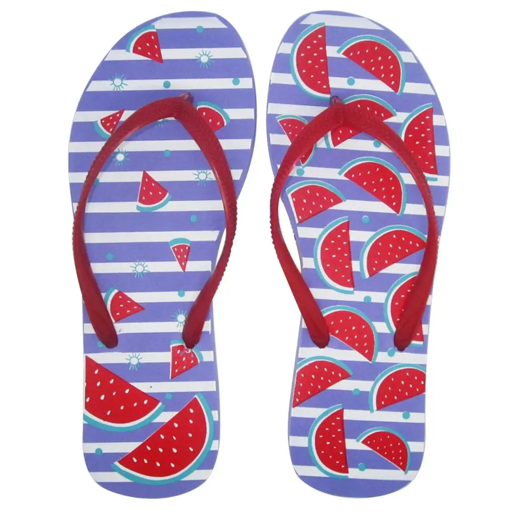 
Shoes Women Slippers EVA Flip Flops L0715-Purple 