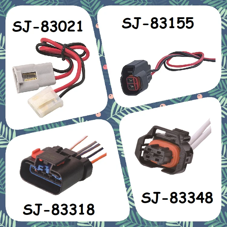 90980 11875 2 Pin Alternator Fuel Injector Connector Adaptor Ignition