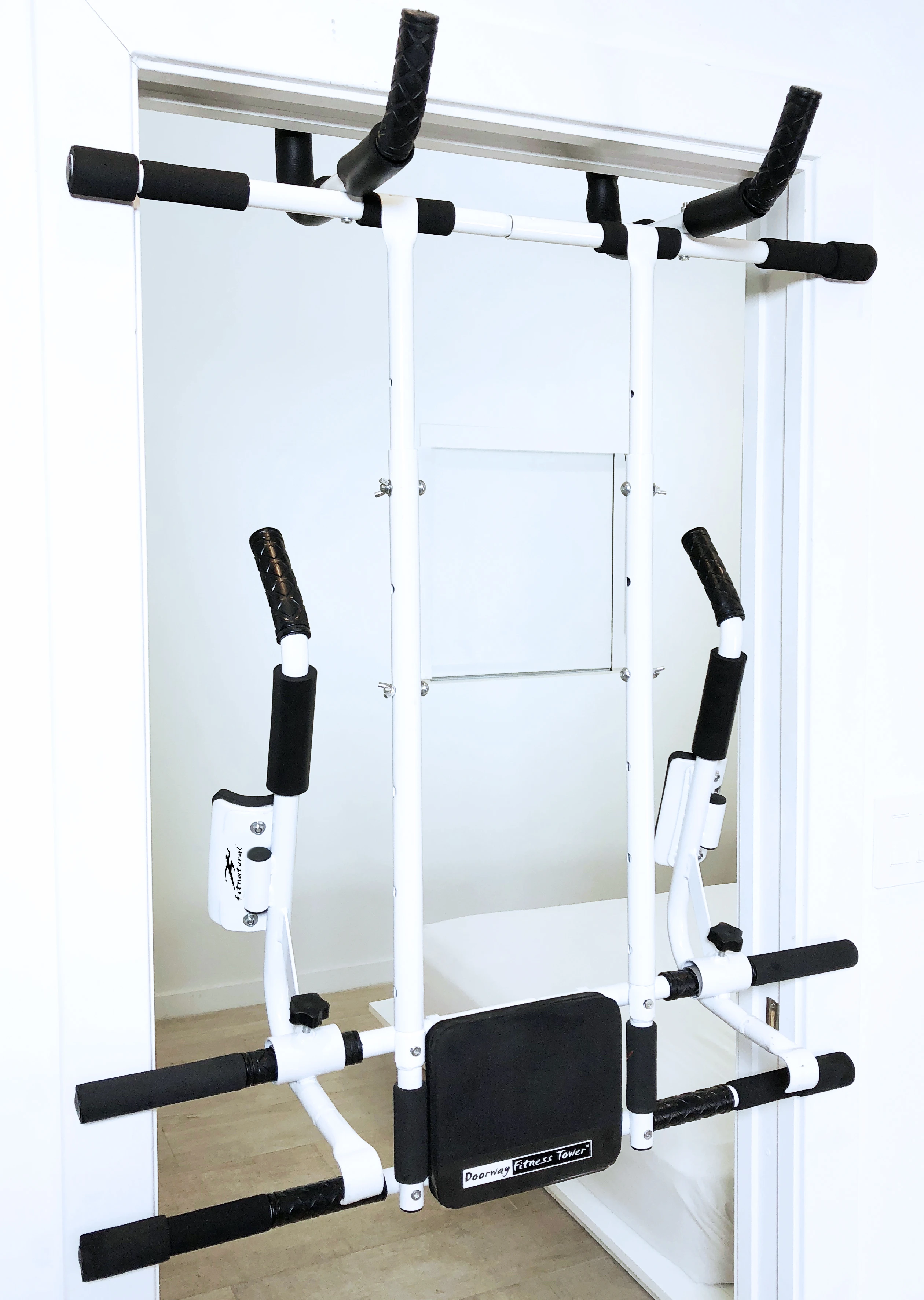 Doorway Fitness Tower Home Gym System Horizontal Pull Up Bars