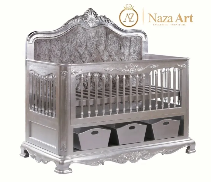 Luxurious Elizabeth Handmade Wooden Baby Cot Buy Multipurposes Baby