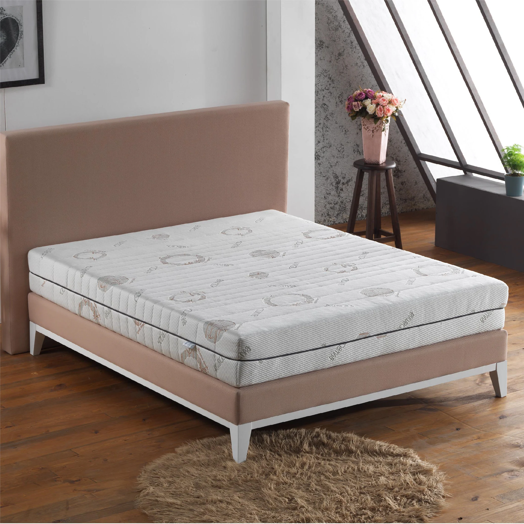 Natura Fresh Natural Latex Removable Washable Cover Mattress Oem/odm