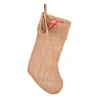 Christmas decoration with excellent idea for burlap stockings