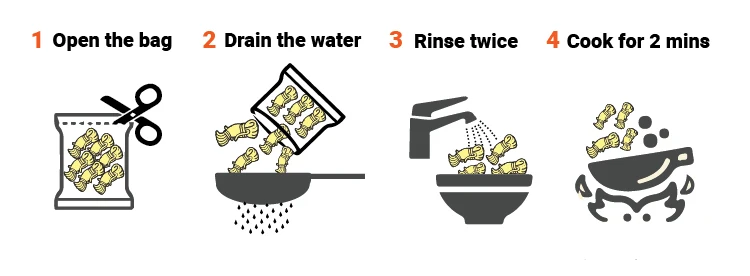 Preparation Konjac Knot-01