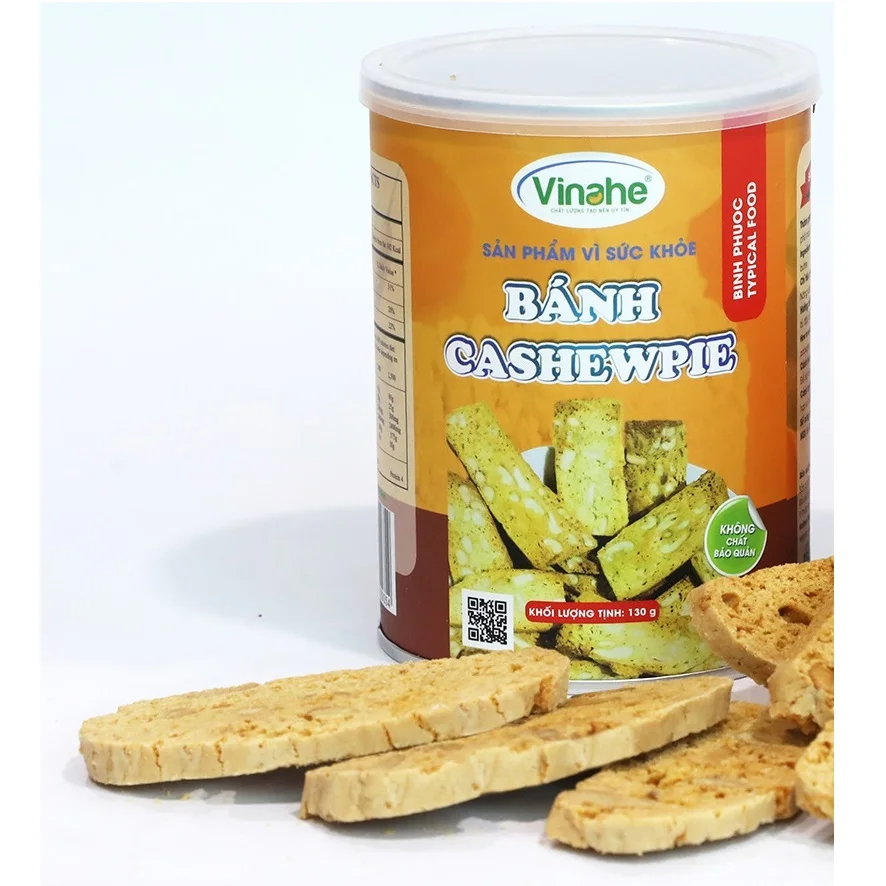 
High Quality Cashew Pie With Main Ingredient Cashew Nuts Use For Instant Snack In Vietnam 