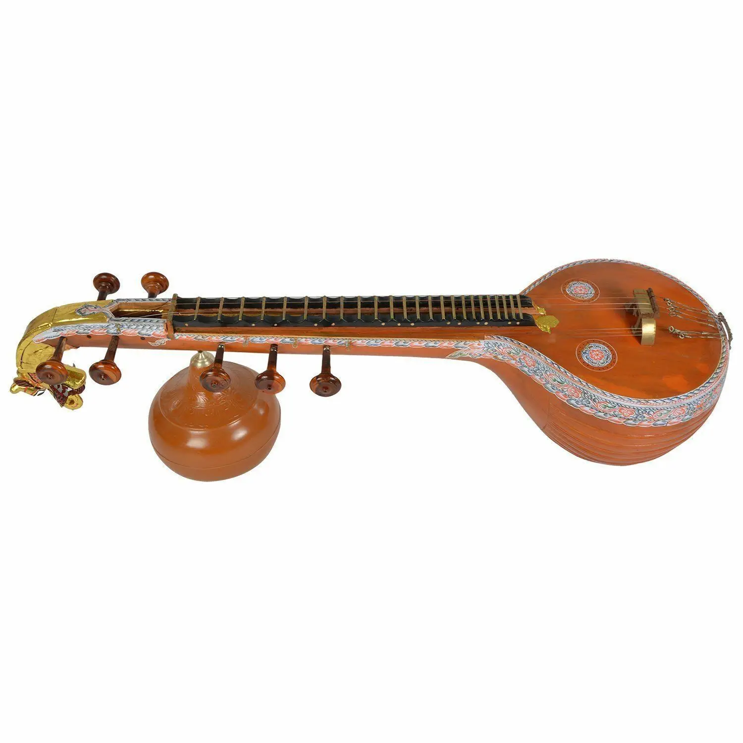 Professional Indian Saraswati Veena String Musical Instrument Handmade