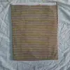 Indian Hand Block Printed Stripes Pattern Fabric