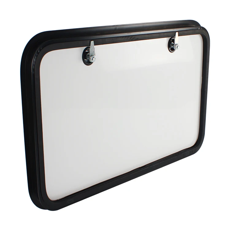 Rv Black Frame Exterior Water Proof Escape Door Caravan Hatch For ...