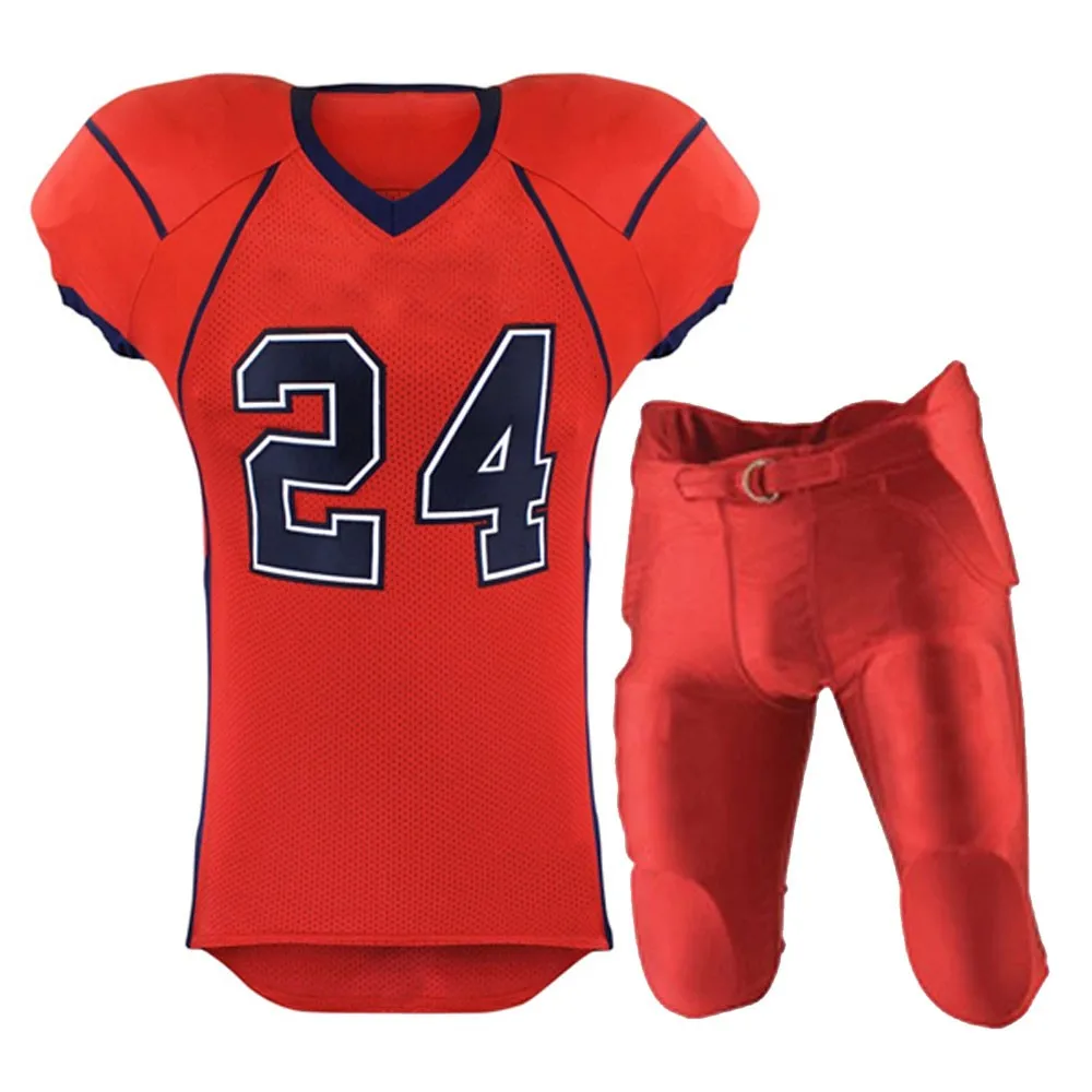 red football jersey blank