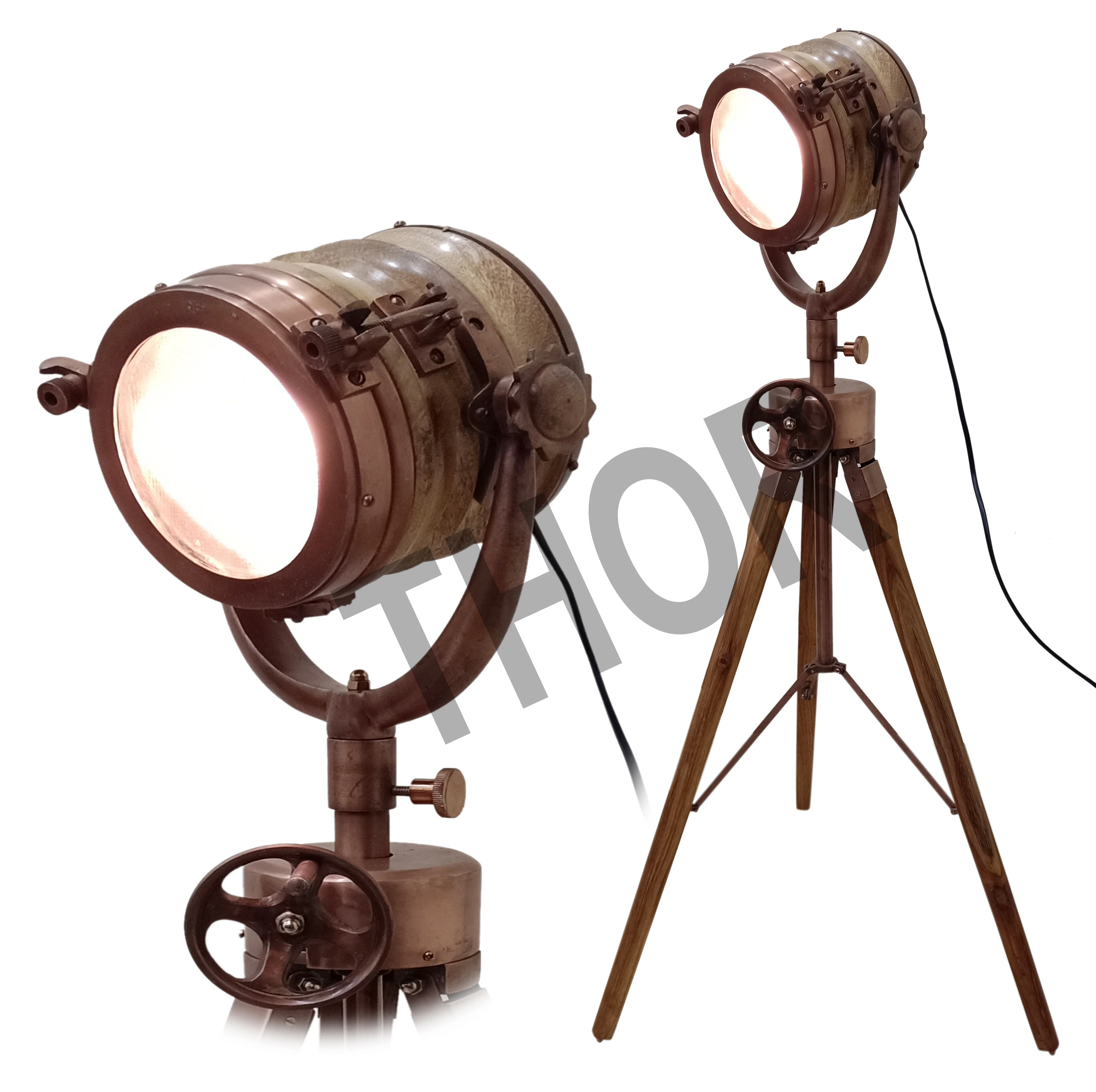 Nautical Spot Studio Tripod Floor Lamps Search light