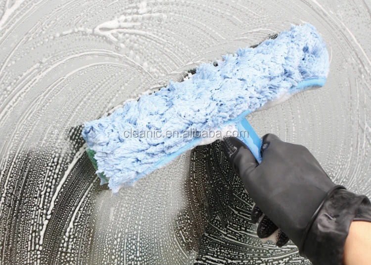 Commercial Plastic Window Cleaning Bucket With Wheels Large Capacity