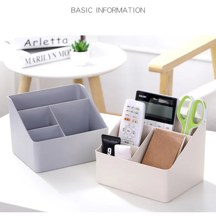 Japanese Style Desktop Plastic Organizer With 5 Or 3 Compartments - Buy ...