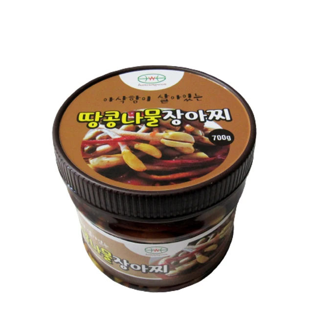 
Korean Hansungwon Peanut Sprouts Jangajji Traditional Taste Healthy Preserved Food Seasoned with Red Pepper and condiment 700g 