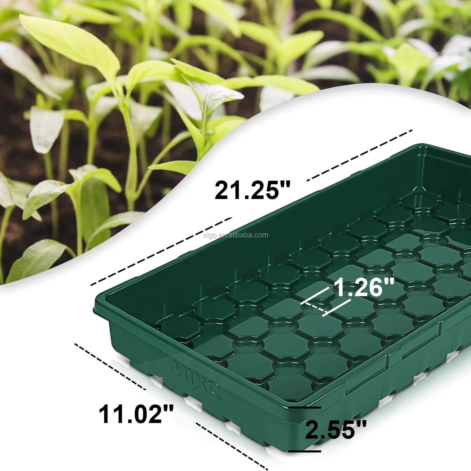 Extra Strength Microgreen Hydroponics Trays Paddy Seedling Starting