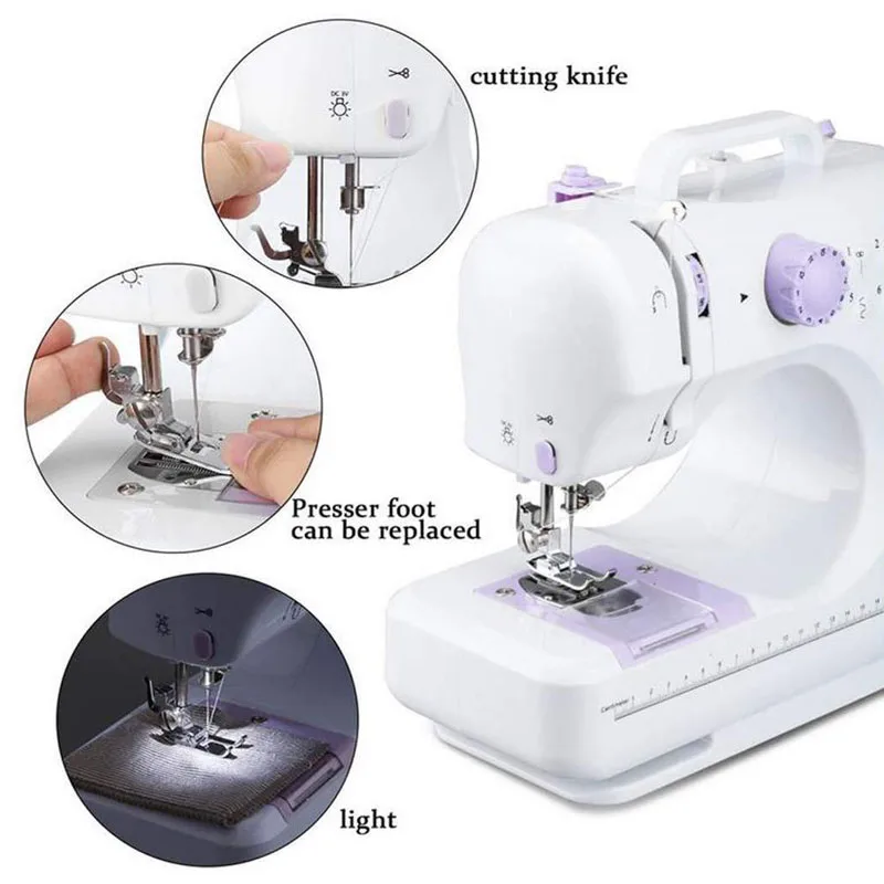 Simple Operation Lockstitch Automatic 12 Stitches Sack Sewing Machine