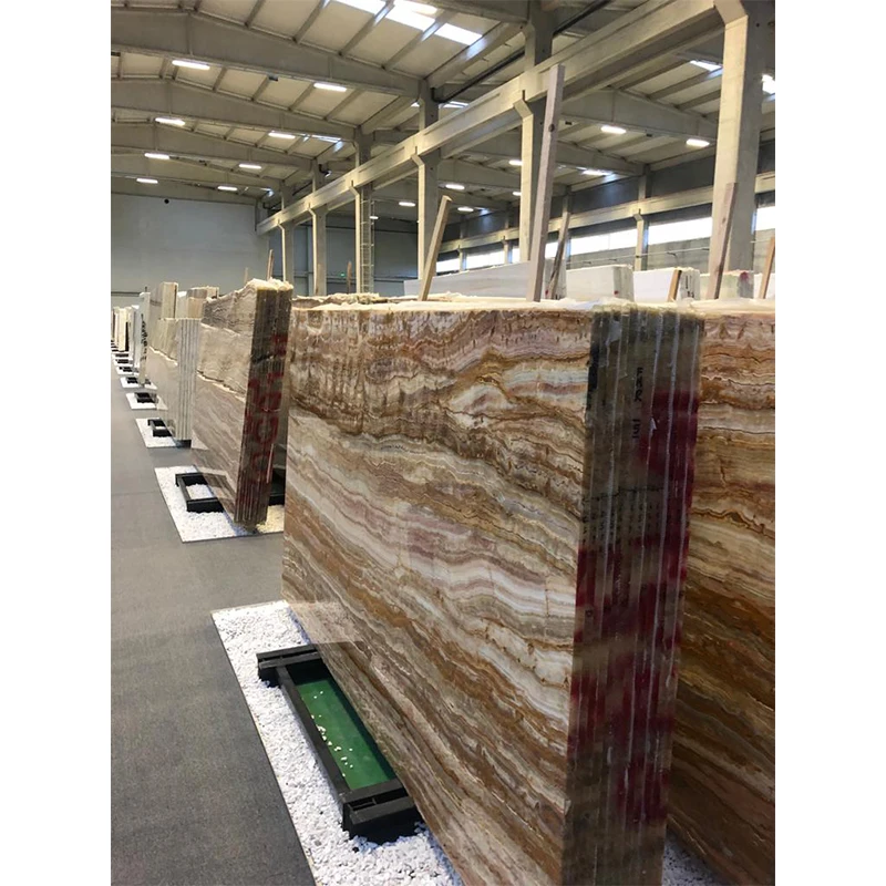 
NATURAL ONYX Block Marbles 