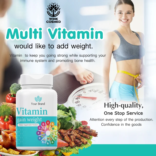 Oemodm Vitamin Gain Weight Multivitamin Healt Skin Brighter Buy Accelerate Growth High 5853