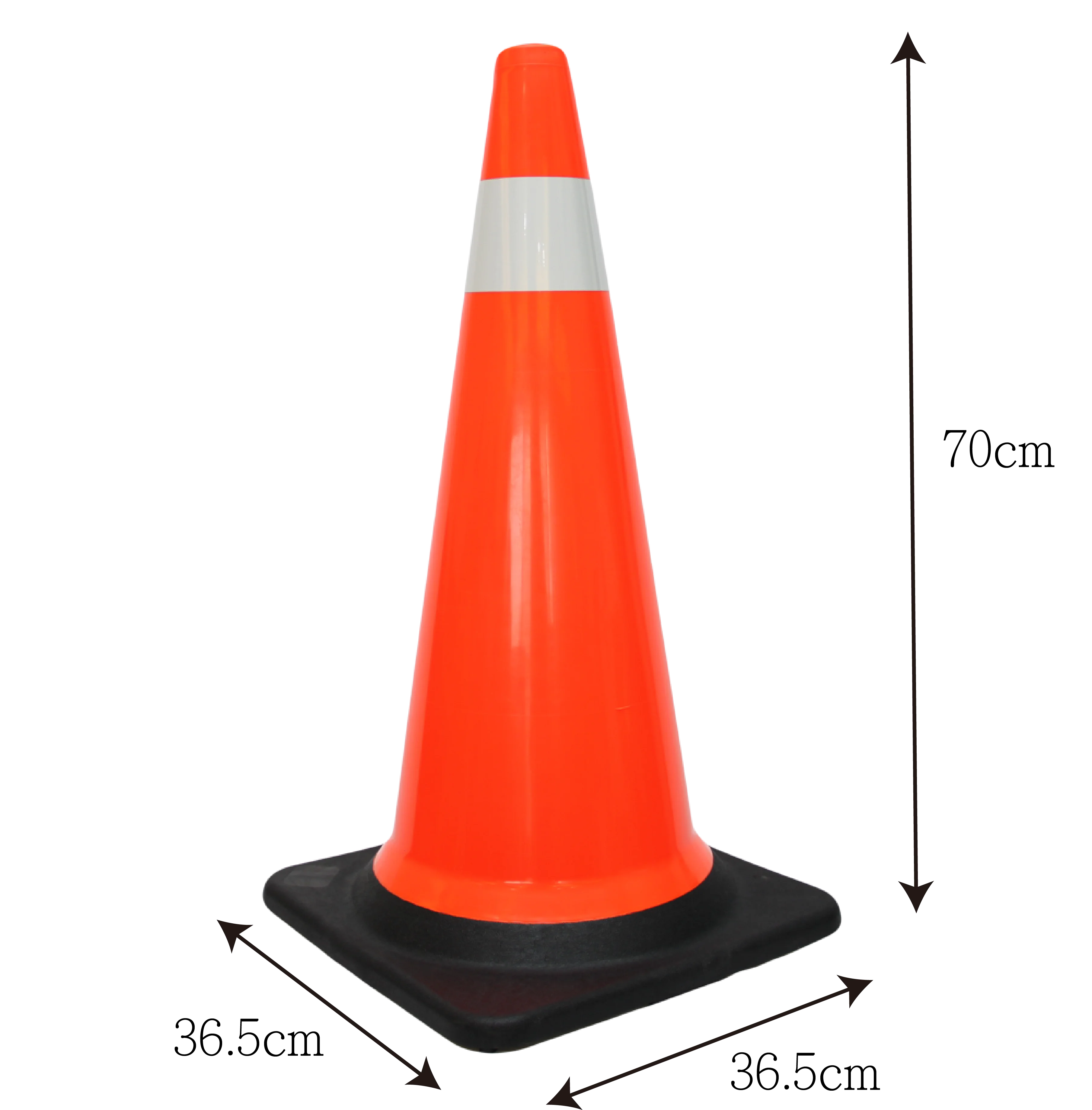 Taiwan Safety Orange Color Reflective Pvc Traffic Cone For Driveway ...