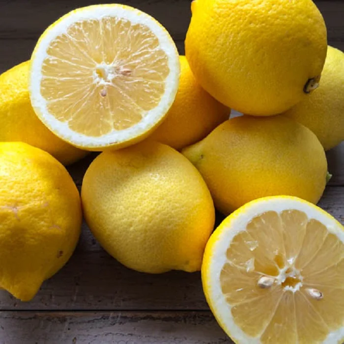 organic seedless yellow fresh lemon for sale