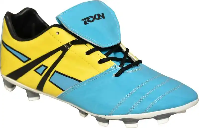 2020 Latest Yellow And Blue Soccer Football Shoes Low Cut Tpu Sole ...