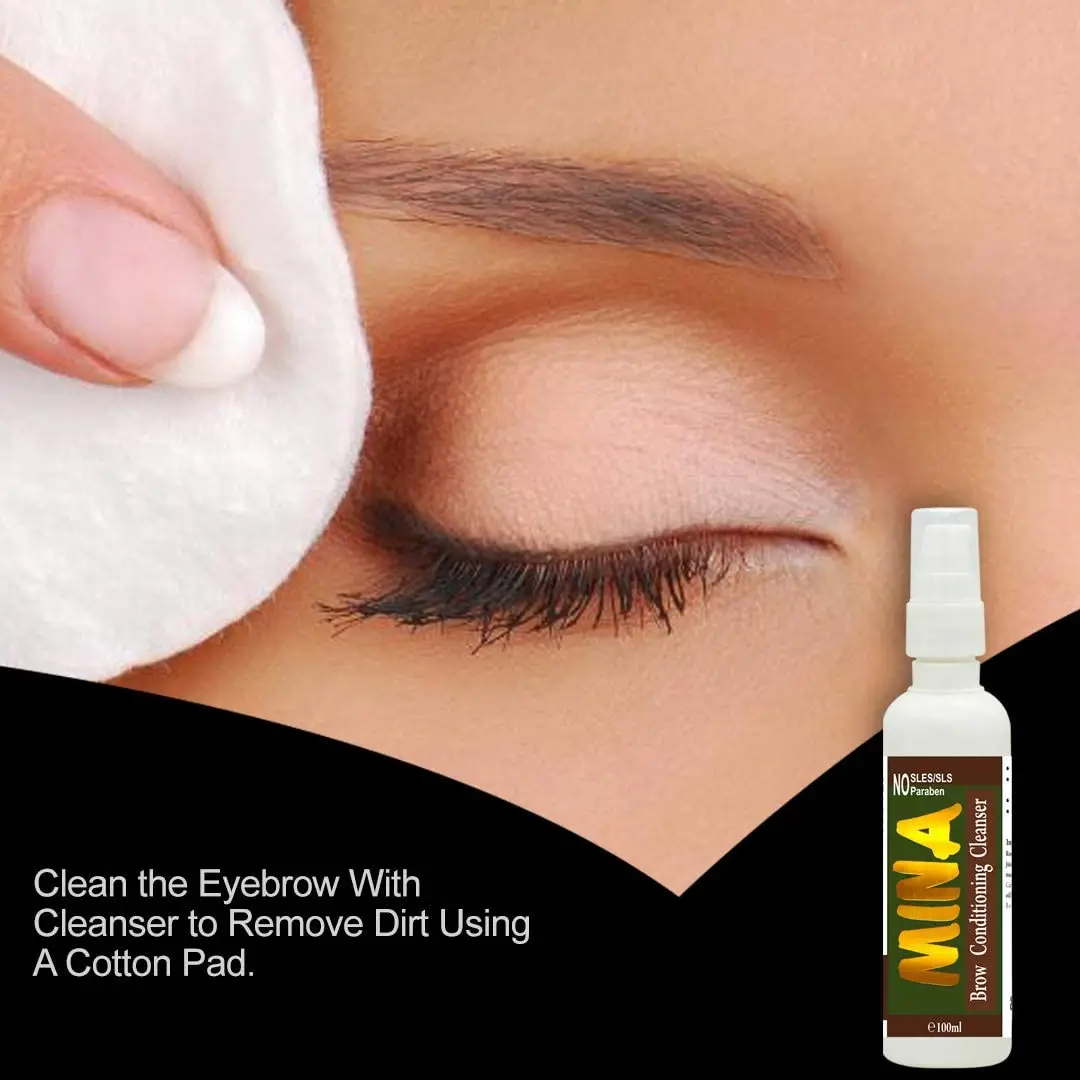 Mina Eyebrow Conditioning Cleanser 100 Ml For Eyebrow & Lash For Oem