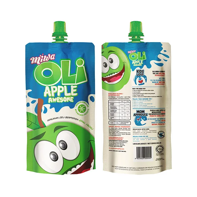 Halal Certified Apple Flavored Jelly Drink Contain Vitamin C