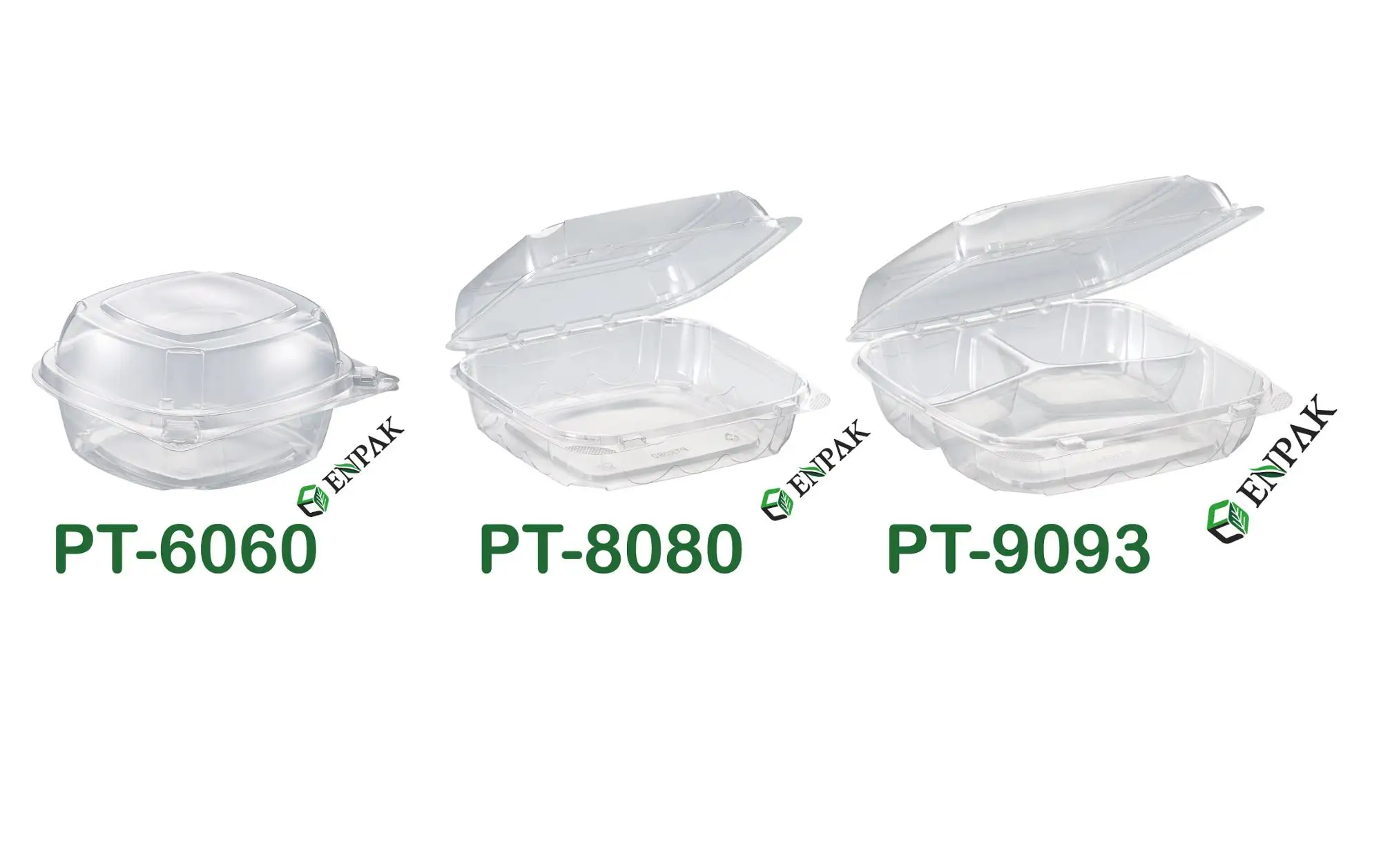 Wholesale OEM PET clear blister food container plastic disposable fruit salad container 