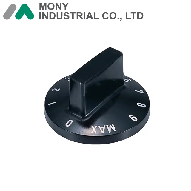 
Printed Number on Skirt Black Temperature Control Knob For Stove Burner Gas Range 