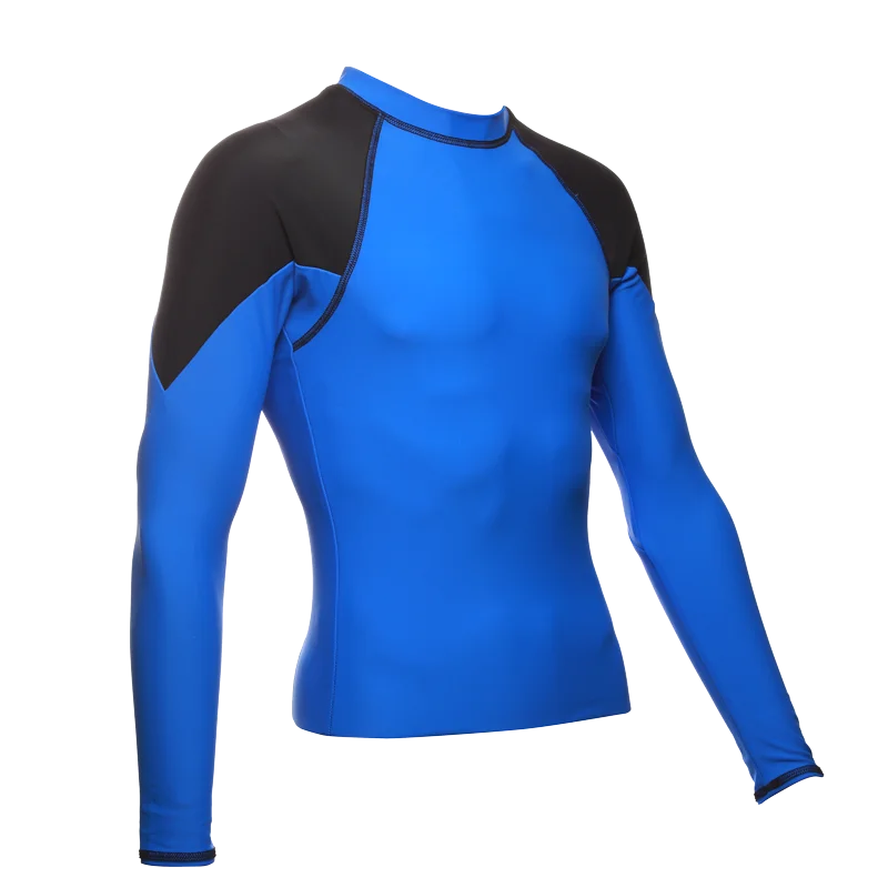 Spandex Rash Guard Quick Dry Rash Guard Vest Printed Long Sleeve Rash Guard For Sales Large