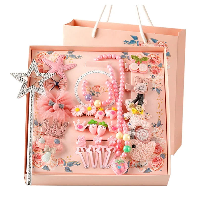 Hotselling Fashion Gift Box Hair Accessories Set Fancy 28pcs Hair