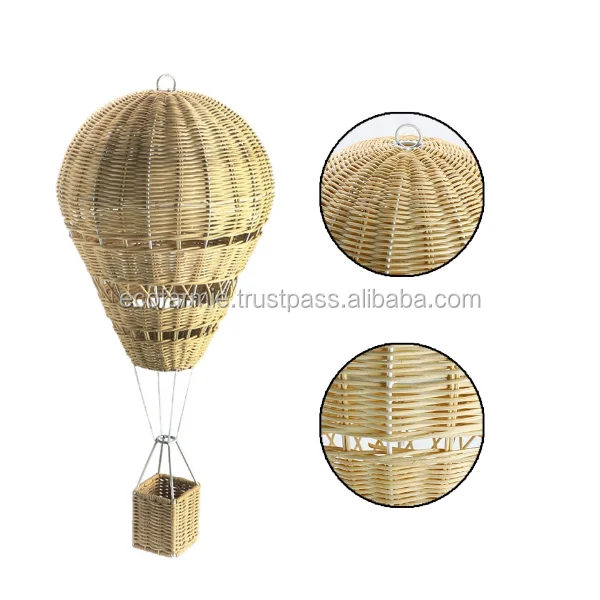 Natural Woven Home Decoration Rattan Hanging Hot Air Balloon Buy