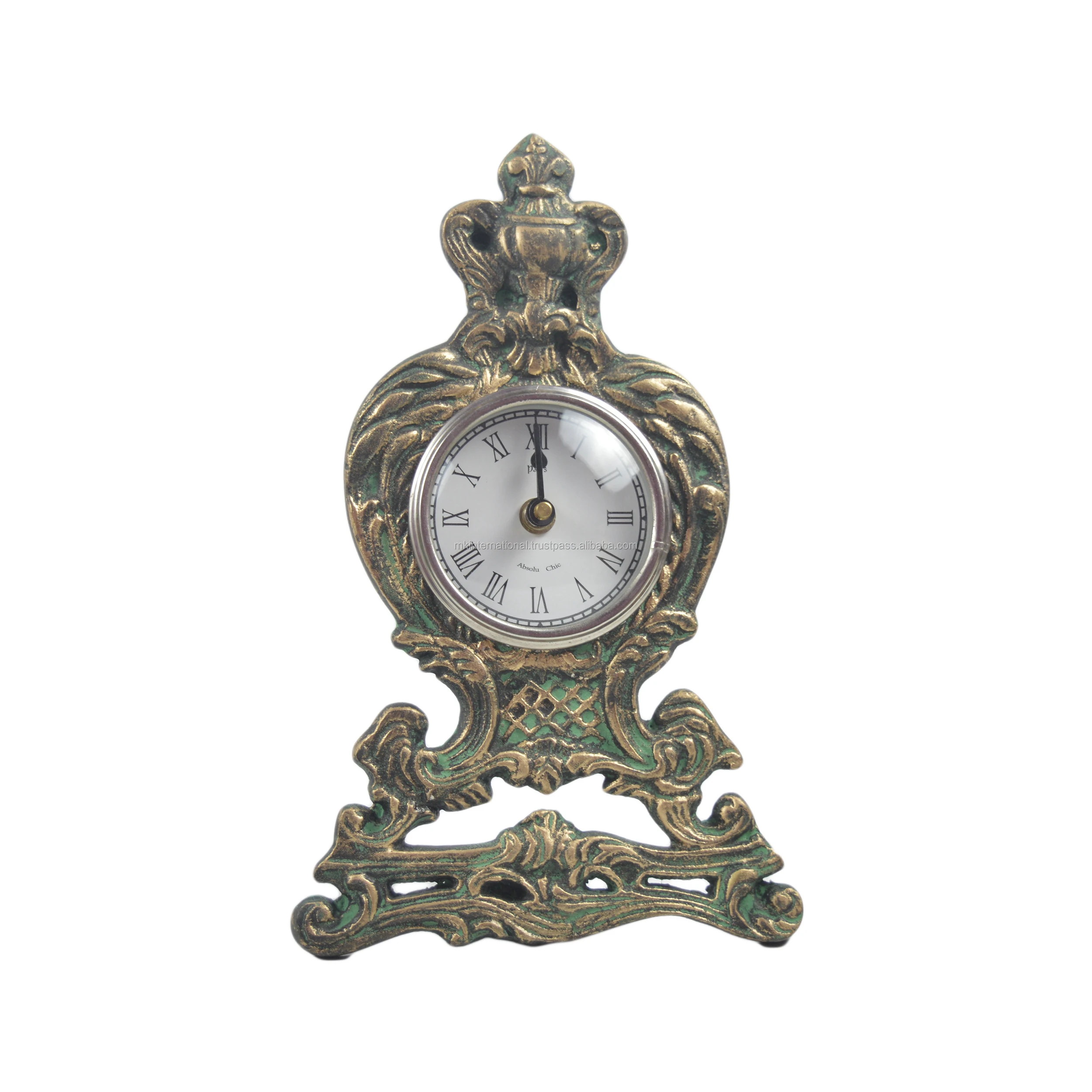 Aluminium Metal Design Table Clock Best For Indoor And Office Desk With