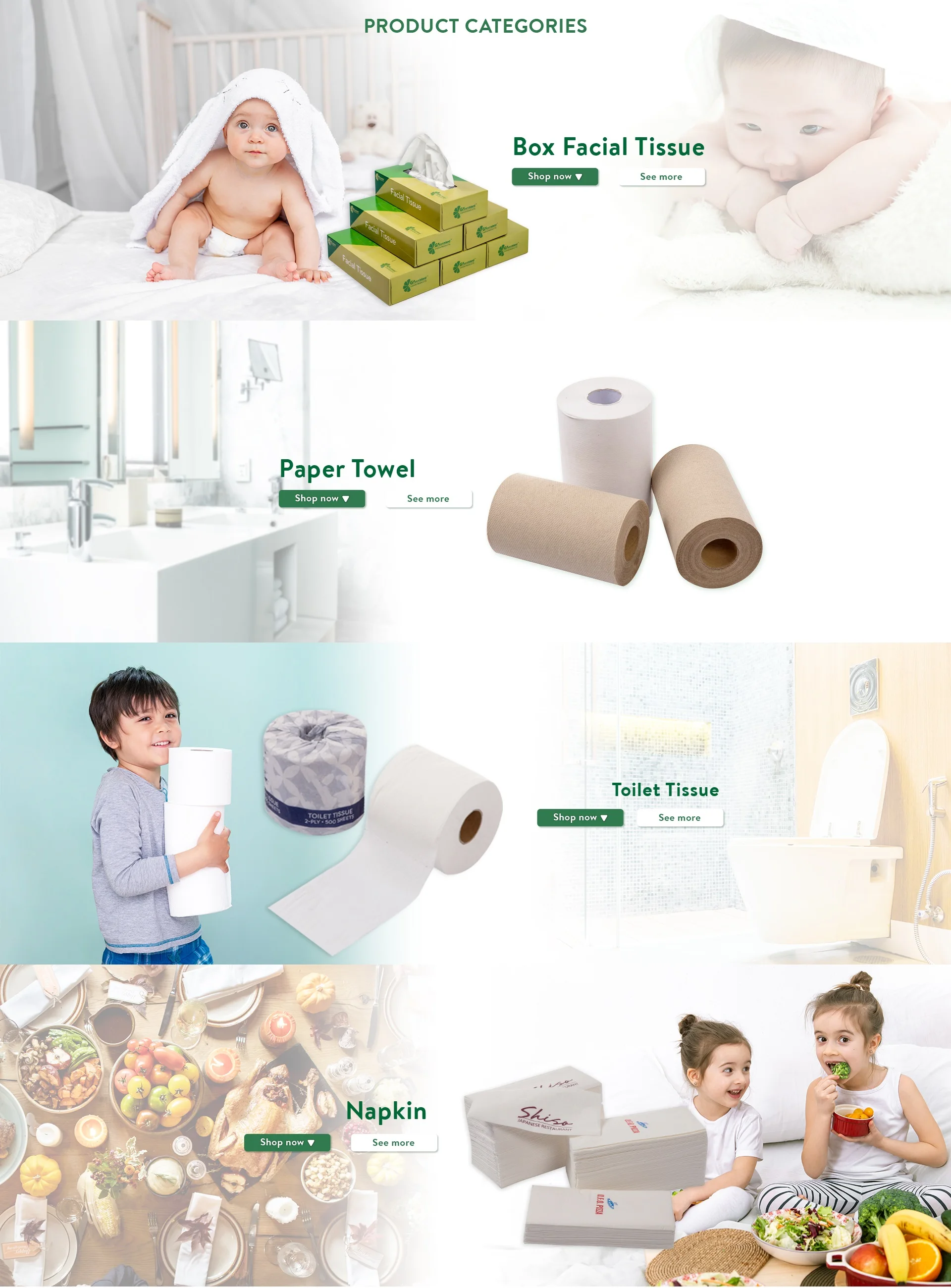 Vietnam Custom White Beverage Sanitary Napkin 1 Ply With Virgin Wood