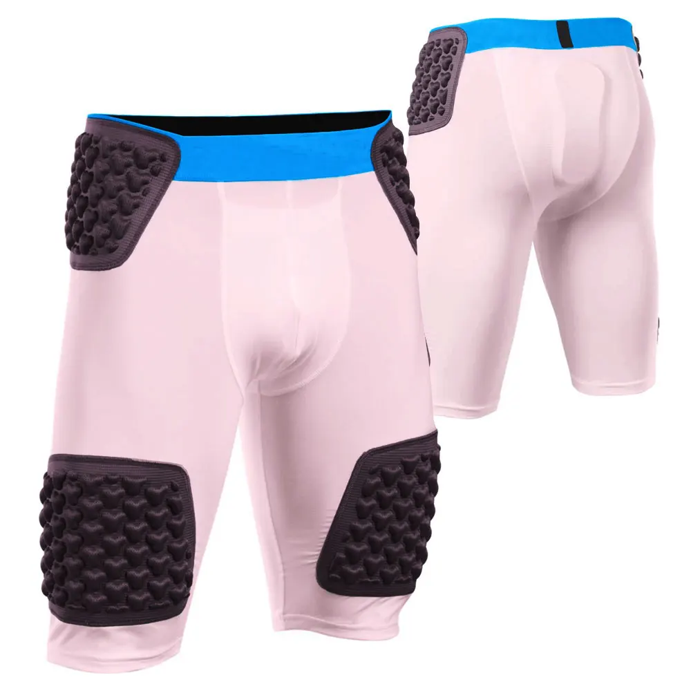 American Football Girdle Padded 7 Pant Football Girdle Short High